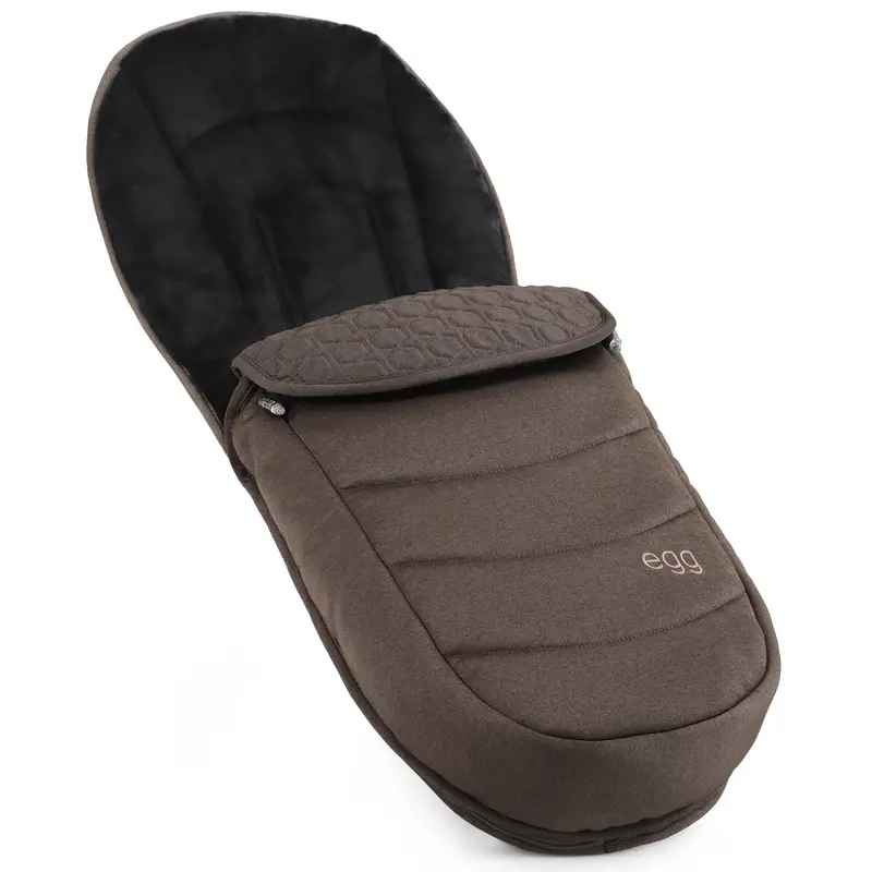Egg3 Footmuff In Chocolate Velvet 1