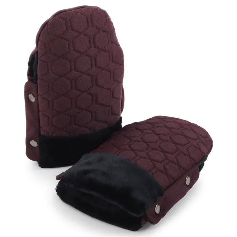 Egg3 Handmuffs In Mulberry 1