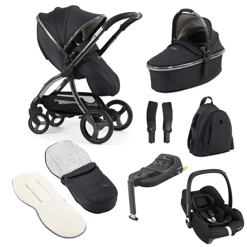 Egg3 Luxury Maxi-Cosi Travel System Bundle In Carbonite 1