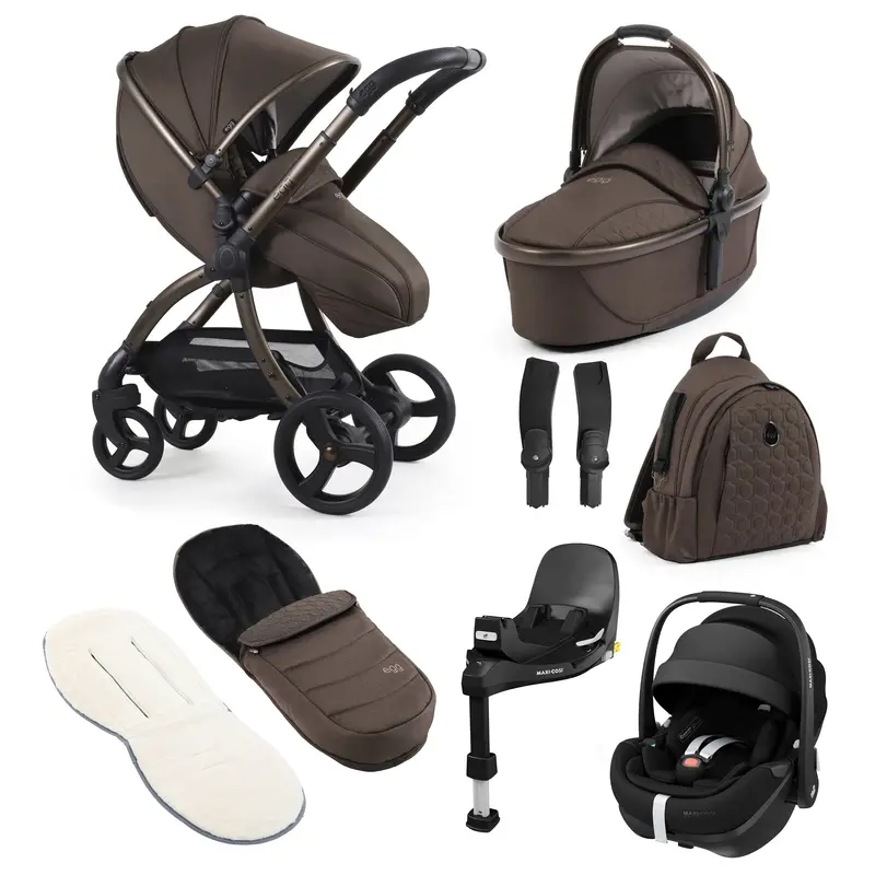 Egg3 Luxury Maxi-Cosi Travel System Bundle In Chocolate Velvet 3