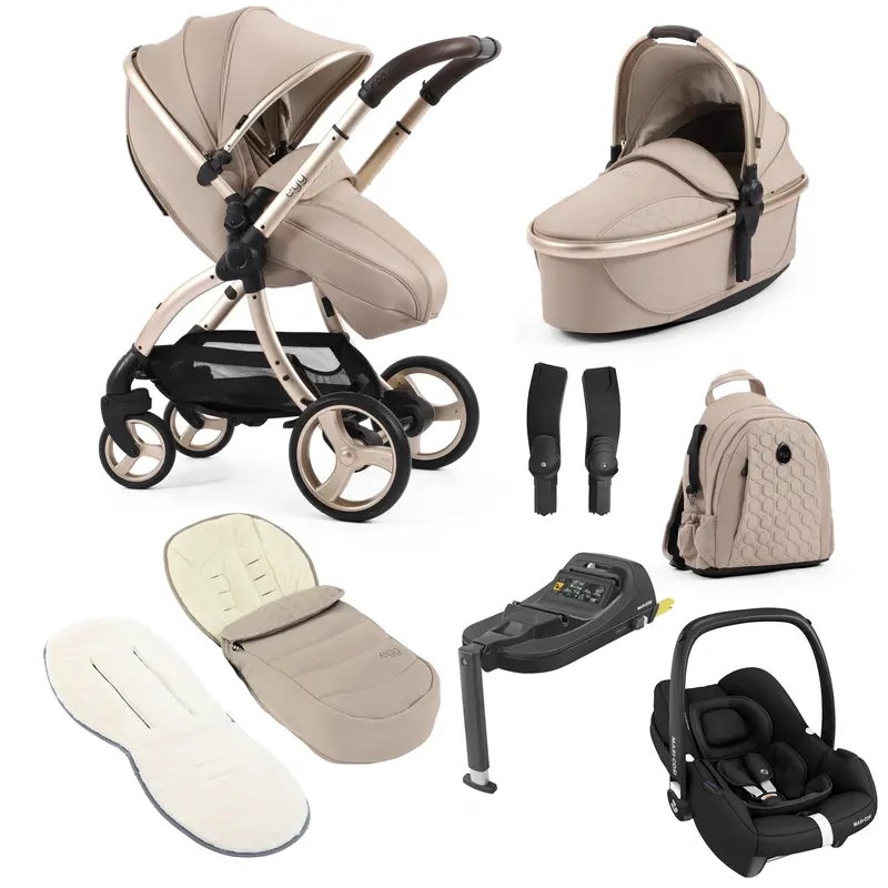 Egg3 Luxury Maxi-Cosi Travel System Bundle In Feather 1