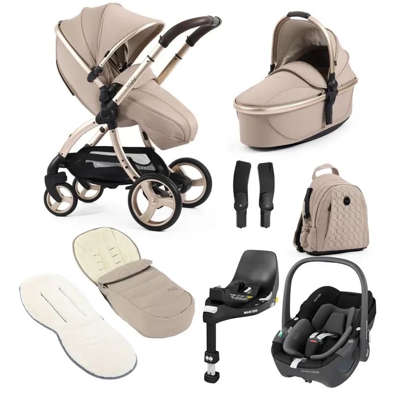 Egg3 Luxury Maxi-Cosi Travel System Bundle In Feather 2