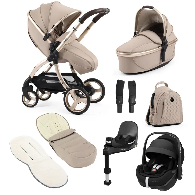 Egg3 Luxury Maxi-Cosi Travel System Bundle In Feather 3