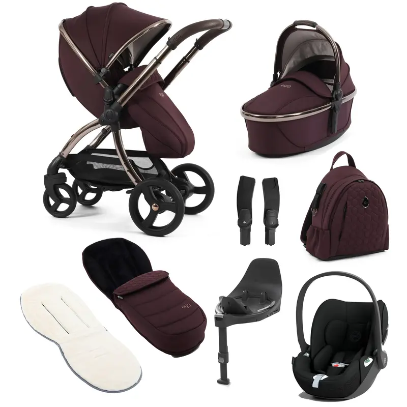 Egg3 Luxury Travel System Bundle In Mulberry 2