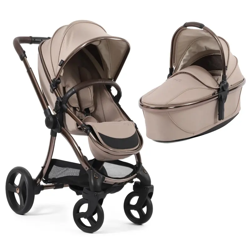 Egg3 Pram Bundle Special Edition Houndstooth Almond 1