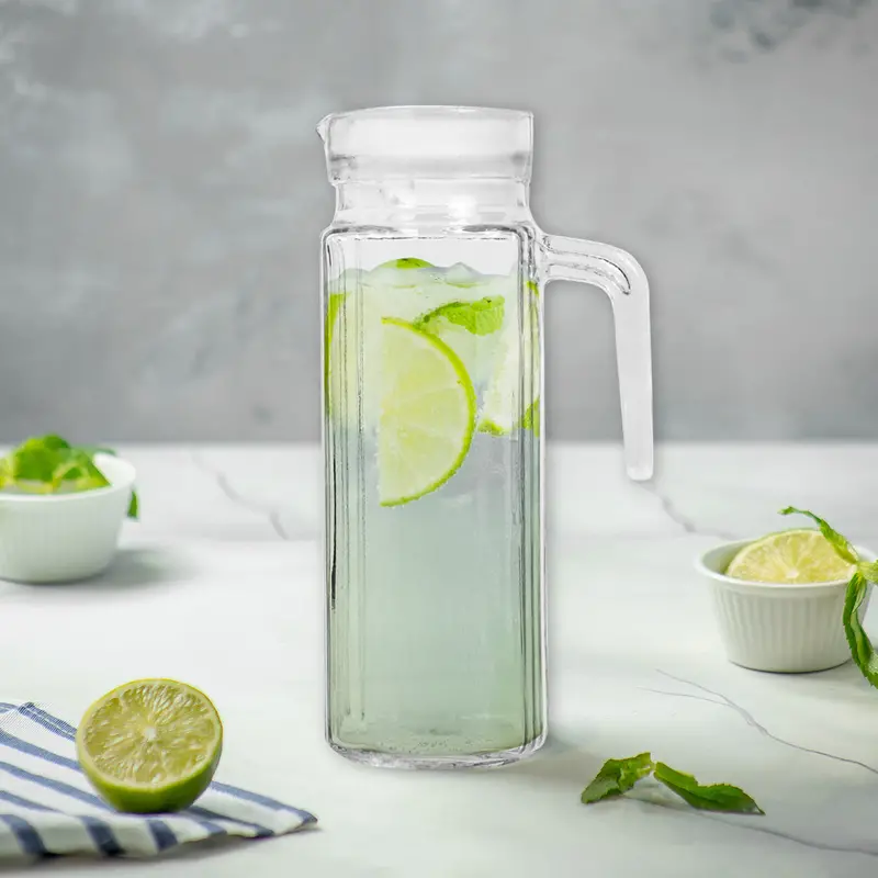 Elegante Jarra De Cristal Libbey 1 Litro 1