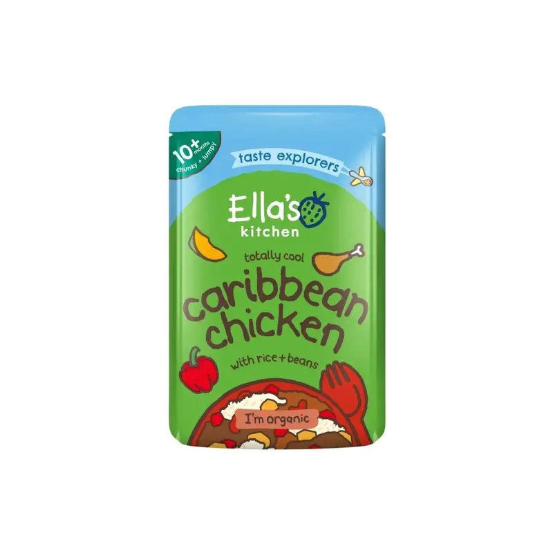 Ella's Kitchen Organic Caribbean Chicken Baby Food Pouch 10+ Months 190G 1