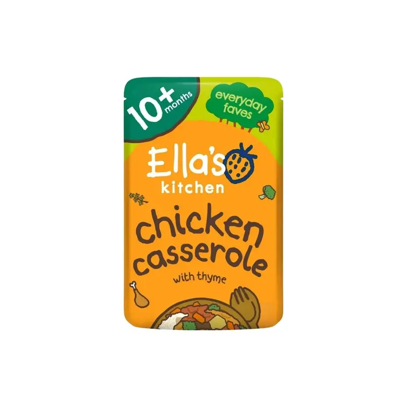 Ella's Kitchen Organic Chicken & Rice Casserole Baby Food Pouch 10+ Months 190G 1