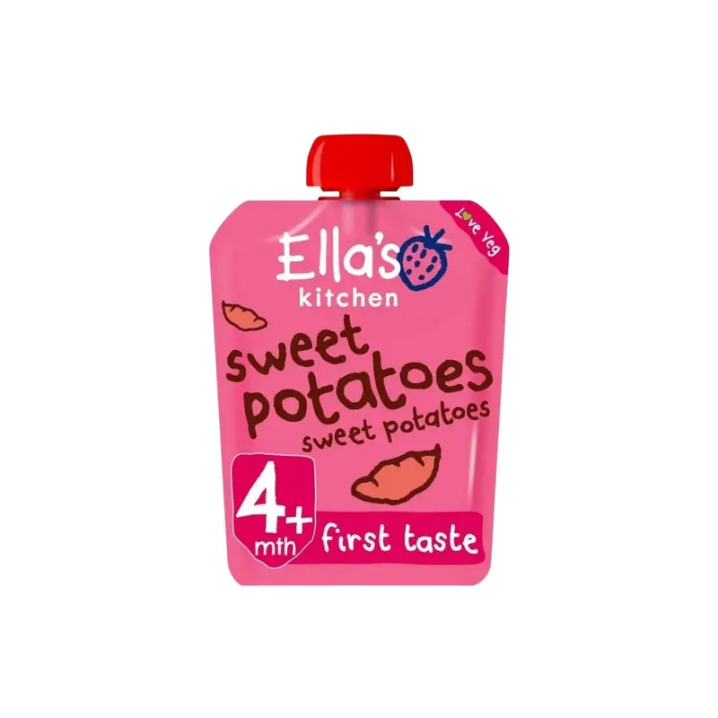 Ella's Kitchen Organic Sweet Potatoes First Tastes Baby Food Pouch 4+ Months 70G 1