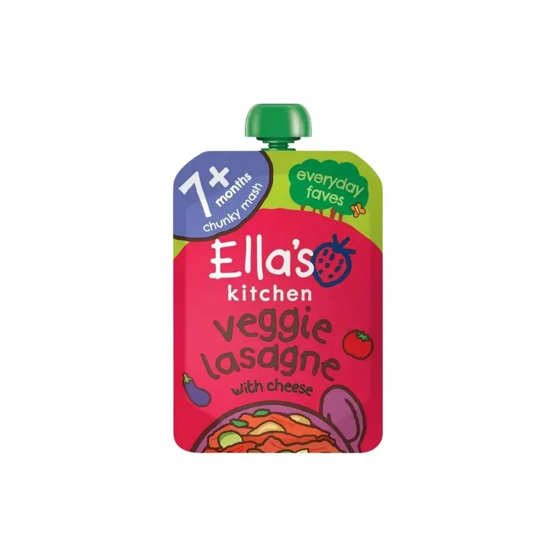 Ella's Kitchen Organic Veggie Lasagne Baby Food Pouch 7+ Months 130G 1