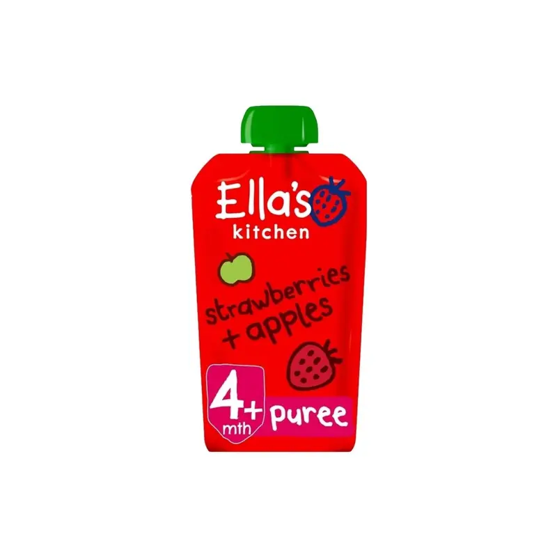 Ella's Kitchen Strawberries & Apples 4+ Months 120G 1