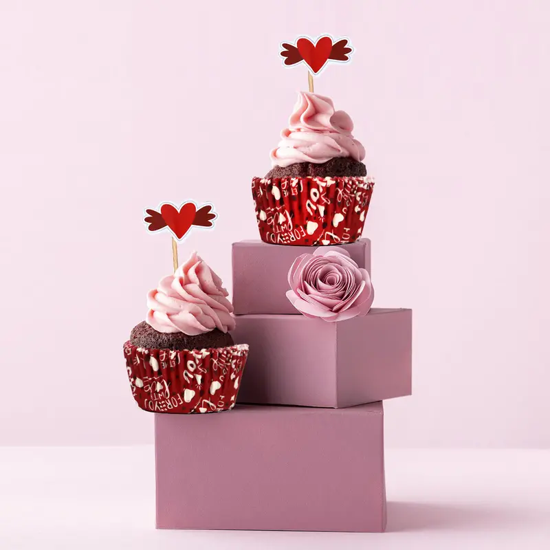 Encantador Set De 24 Capacillos Para Cupcake 1
