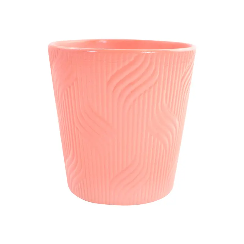 Encantadora Maceta Color Rosa 1
