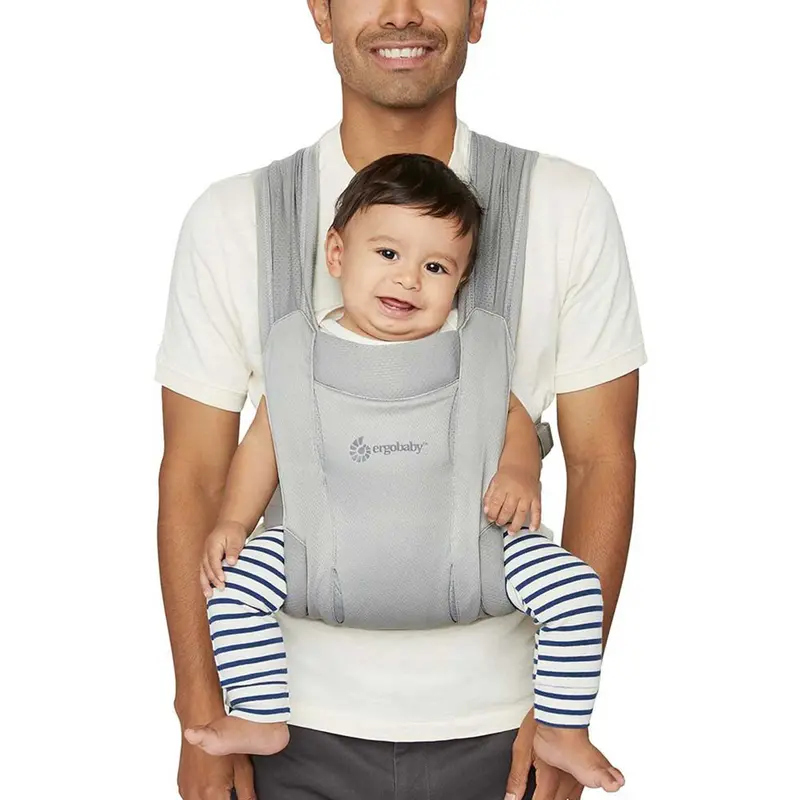 Ergobaby Embrace Soft Air Mesh In Soft Grey 2