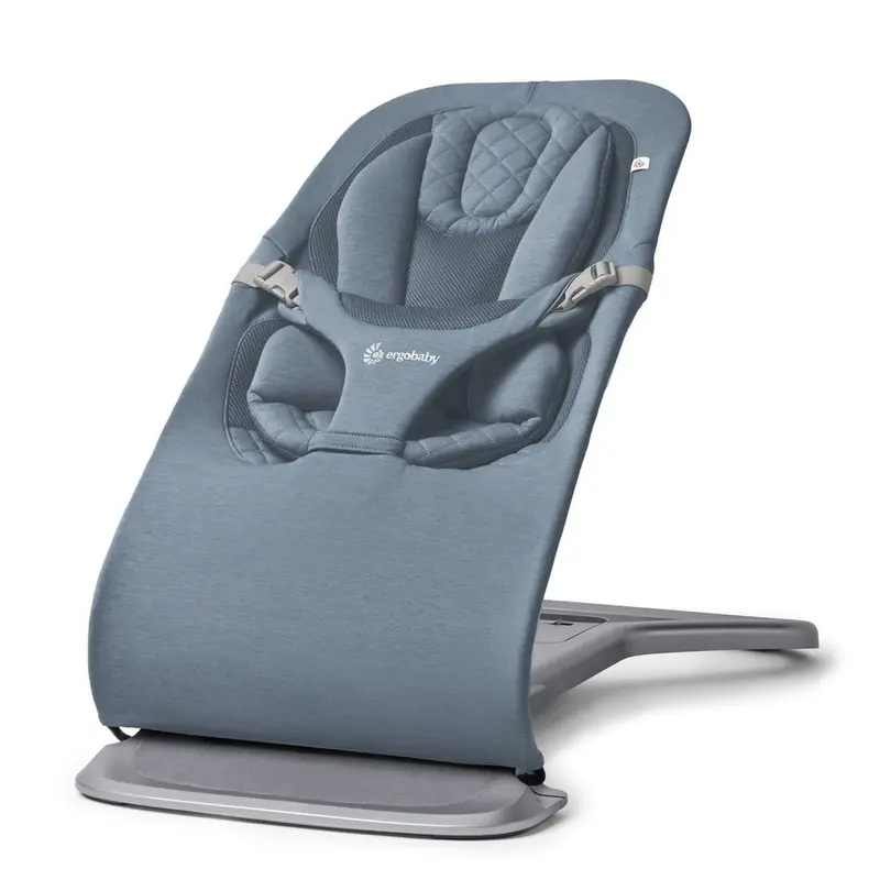 Ergobaby Evolve Bouncer In Oxford Blue 1