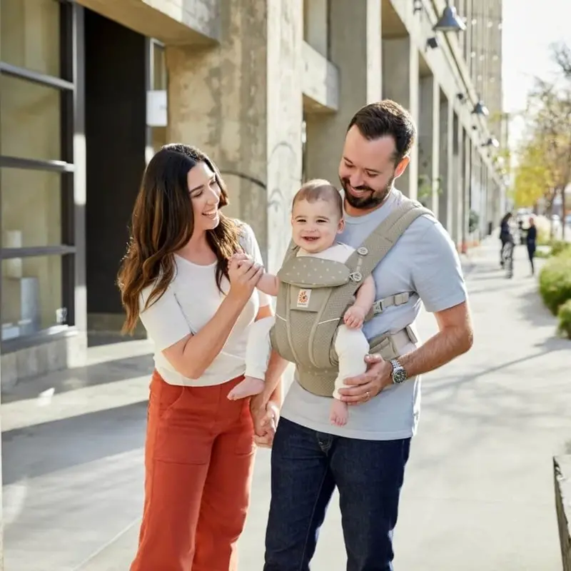 Ergobaby Omni Breeze In Soft Olive Diamond 2