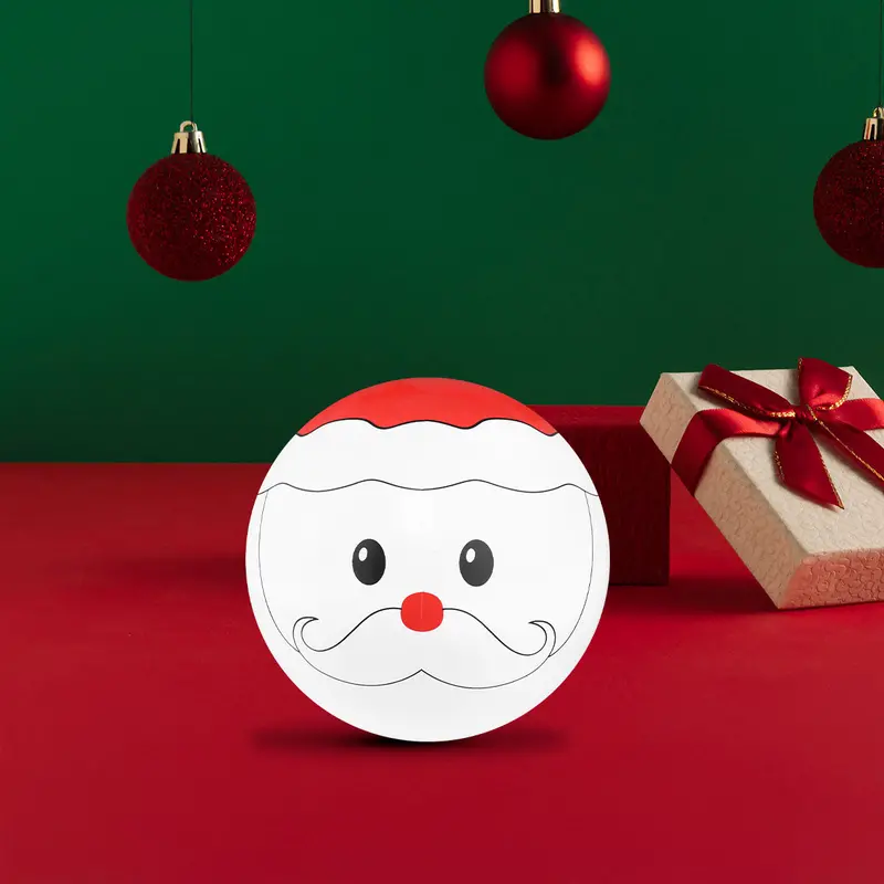 Esfera Inflable Con Diseño De Santa Claus 2