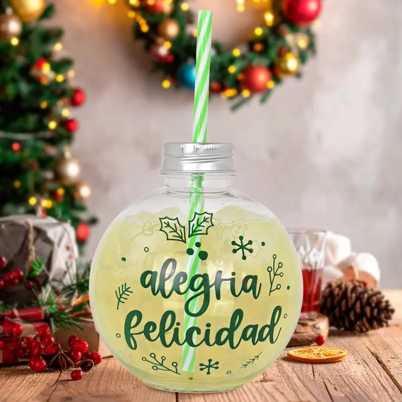 Esfera, Vaso De Plástico "Alegría, Felicidad" 1