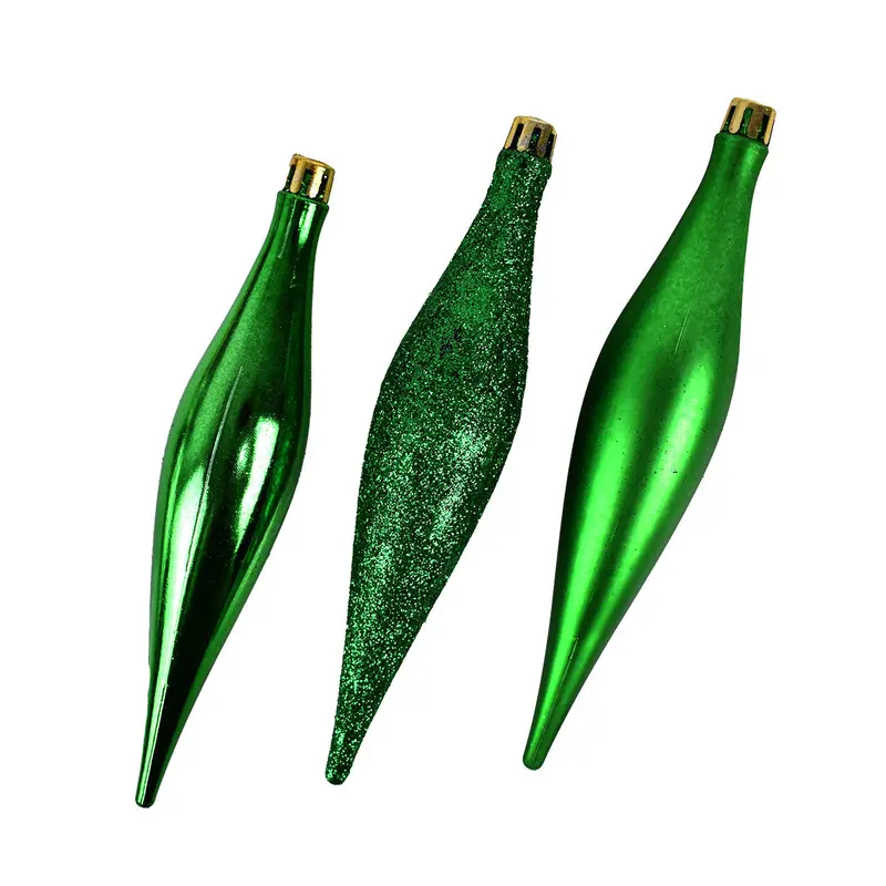 Esferas Navideñas Color Verde, 3 Pzas. 2