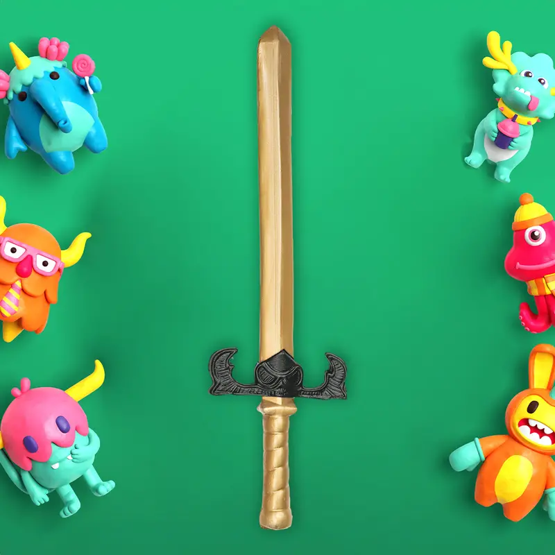 Espada De Plástico Para Juego, 48 Cm 2