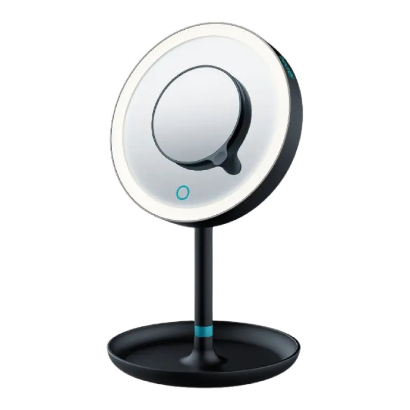 Espejo Con Luz Led Y Sensor Touch Para Maquillarse, Incluye Espejo Magnético Extra De 5 Aumentos / Bs45bf23 - Marca Beurer® 1
