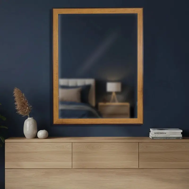 Espejo En Forma De Rectángulo, Madera 1