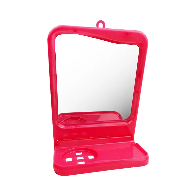 Espejo Para Baño Color Rosa 1