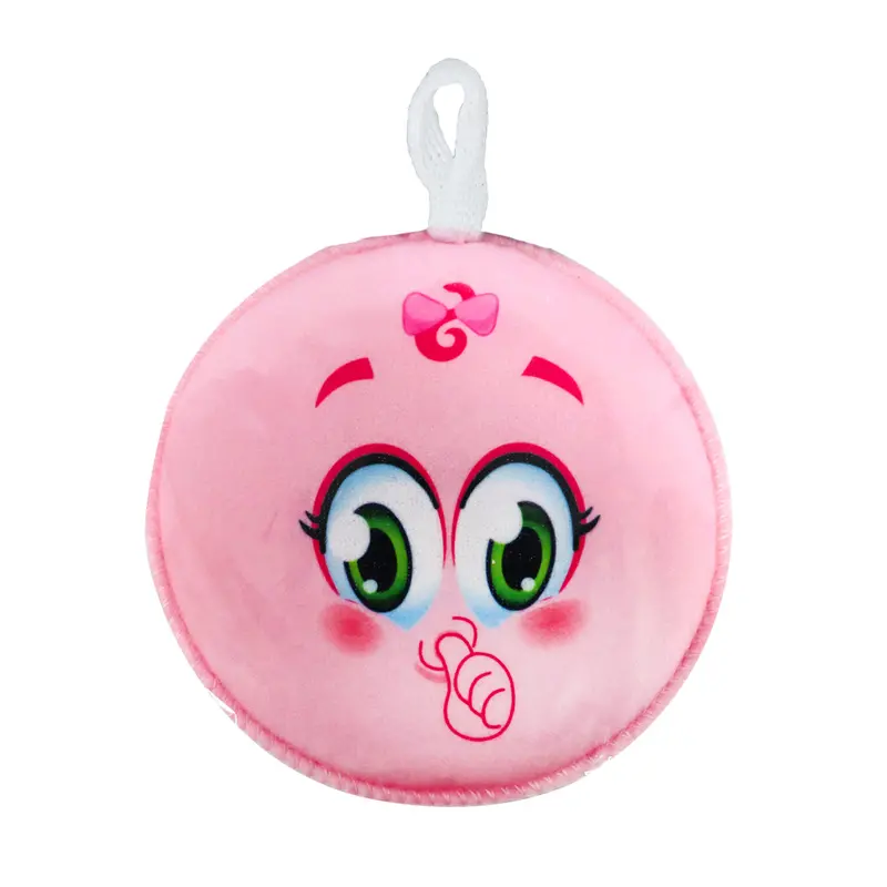 Esponja Con Diseño De Carita Para Bebé, Color Rosa 1