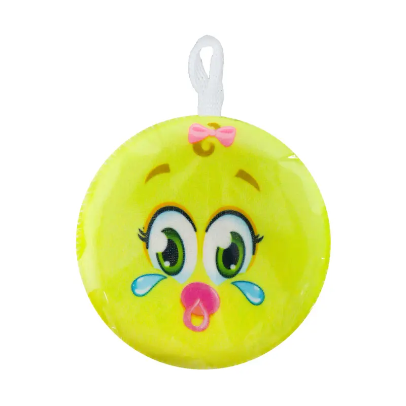 Esponja De Emoji Para Bebé ,Color Amarillo 1