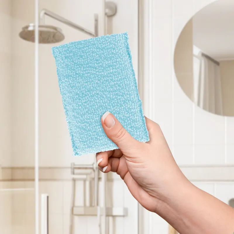Esponja Para Baño Y Masaje, Color Azul Cielo 2