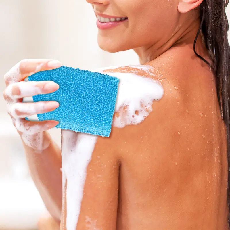 Esponja Para Baño Y Masaje, Color Azul Marino 1
