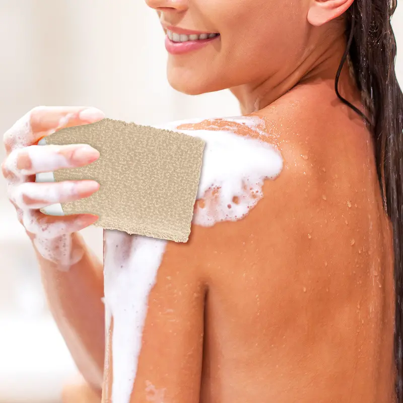 Esponja Para Baño Y Masaje, Color Beige 1