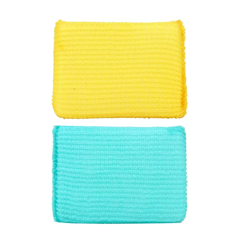 Esponja Para Cristalería, Fregón, Amarillo Y Azul, 2 Pzas 1