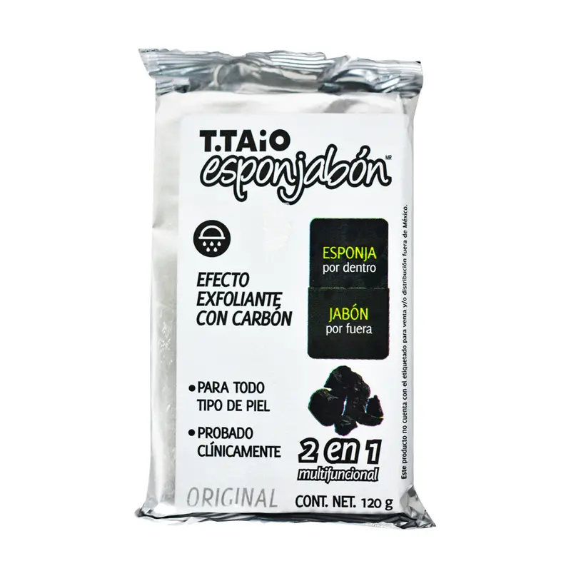 Esponjabón Exfoliante Con Carbón 120G 1