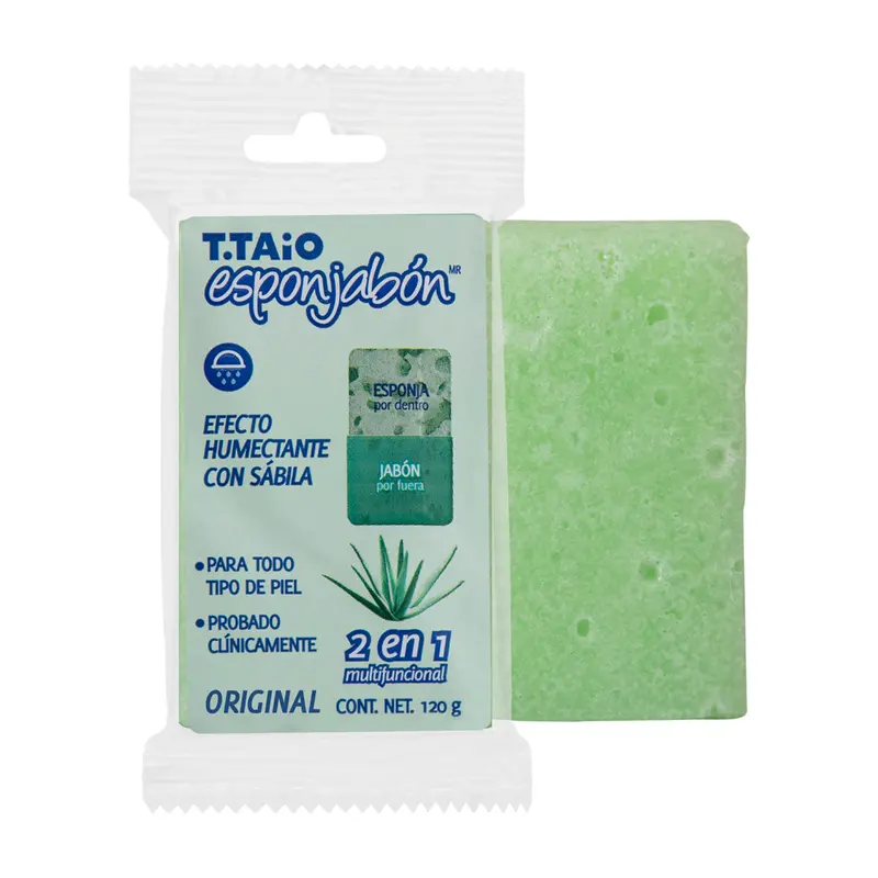 Esponjabón Humectante Con Sábila 120G 1