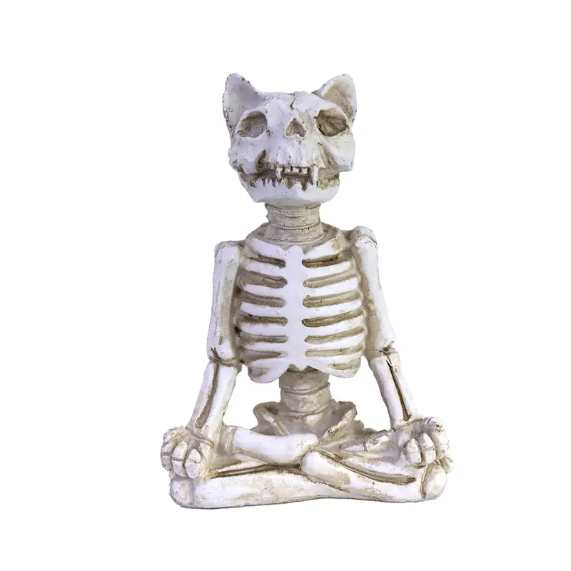 Esqueleto De Gato Decorativo Para Halloween 2