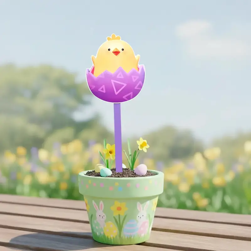 Estaca Decorativa De Pascua, Pollito 1