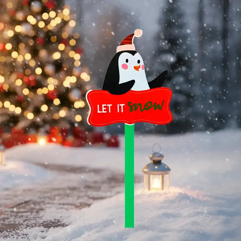 Estaca Decorativa, Let It Snow, Pingüino 1