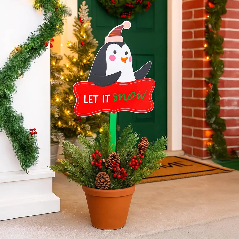 Estaca Decorativa, Let It Snow, Pingüino 2