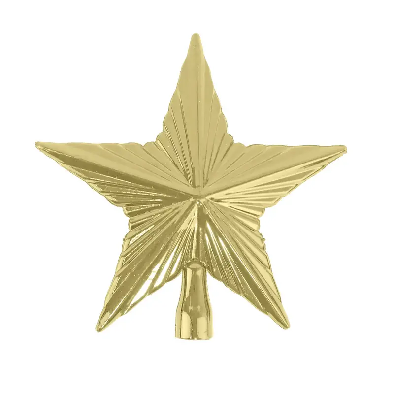 Estrella Color Oro Para Punta De Árbol De Navidad 1