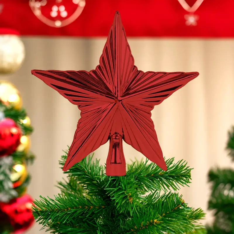 Estrella De Árbol, Textura, Color Rojo 1