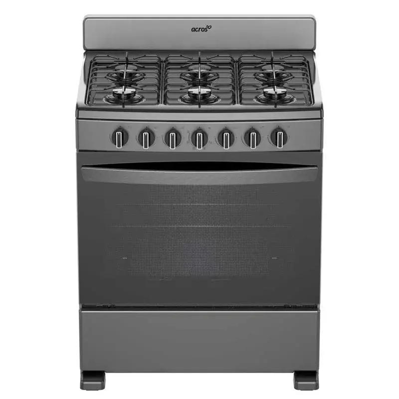 Estufa Acros Mod. Afr2000g 30" Titanio Encendido De Cerillo, Cubierta Porcelanizada** 1