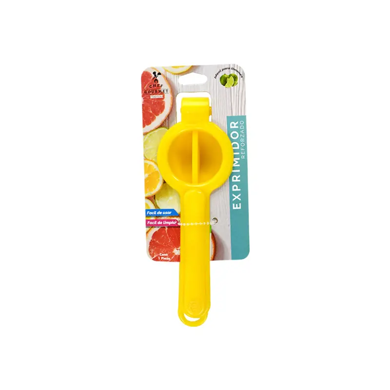 Exprimidor De Plástico 20Cm Color Amarillo 1