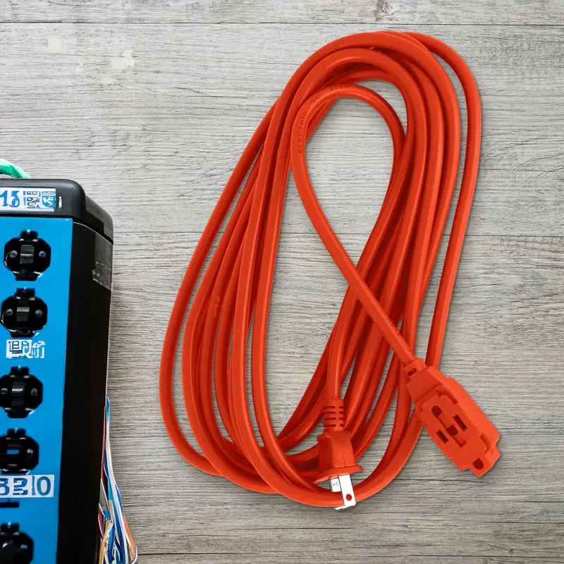 Extensión Eléctrica, 3 M, Color Naranja 2