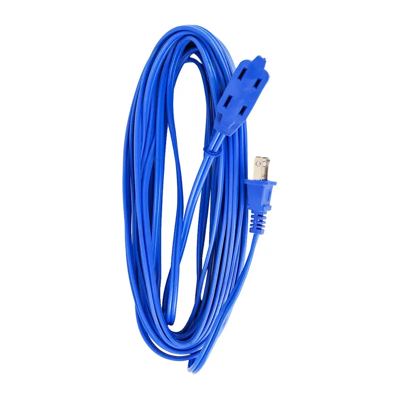 Extensión Eléctrica Con 2 Contactos Polarizados, Color Azul 2