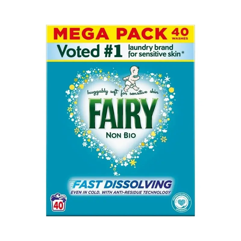 Fairy Non Bio Washing Powder 40 Washes 2