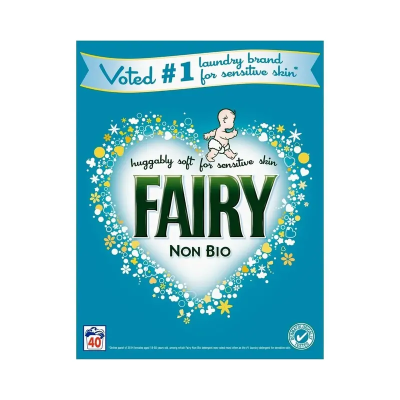 Fairy Non Bio Washing Powder For Sensitive Skin 40 Washes 1