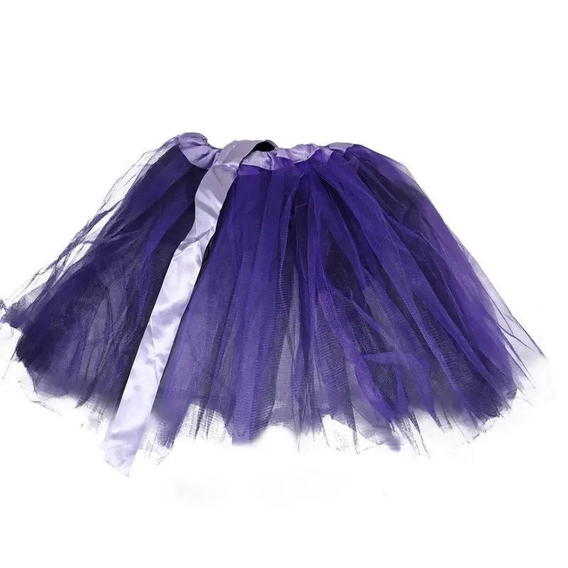 Falda De Tutú Color Morado Para Niñas 2