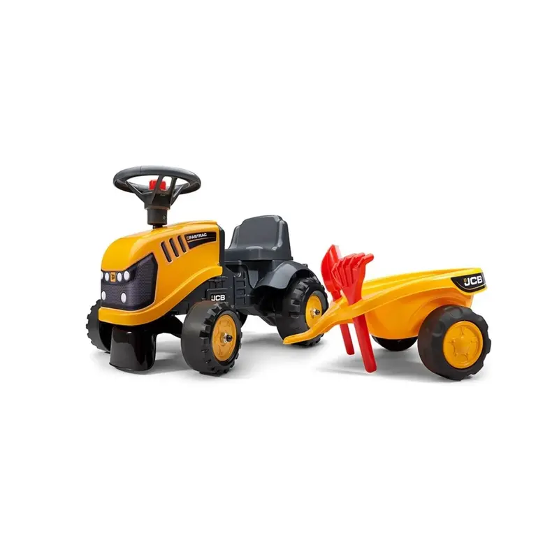 Falk Baby Jcb Ride On Tractor With Trailer 1