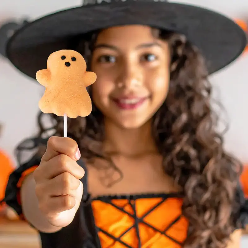 Fantasma, Paleta De Malvavisco, Color Naranja, 35 Gr 1